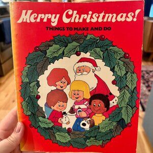 Vintage Merry Christmas Things to Make and Do 1981 Craft Book